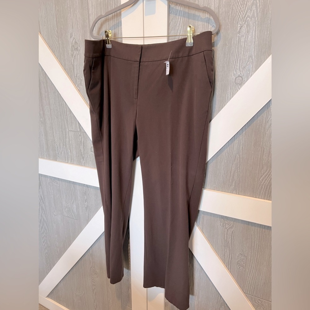 071. Caslon Brown Dress Pants XL • Inseam 27